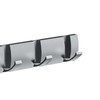 Thickened Invisible Hook 5 Hook Wall Mounted Coat Rack Folding