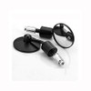 ANCLLO 7/8 inch Round Adjustable Motorcycle Rearview, Round Handlebar Bar