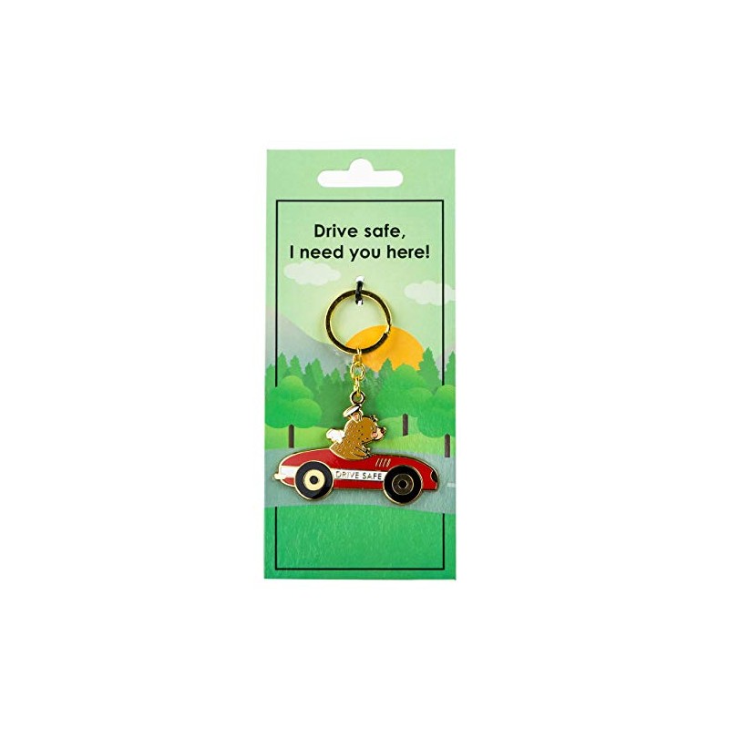 Jungle Empire Fahr Vorsichtig Keyring Bear | Key Chain Drive
