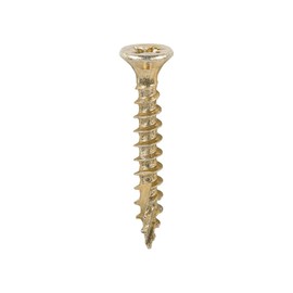 TIMCO C2 Strong-Fix Multi-Purpose Premium Countersunk Gold Woodscrews - 3.5 x 25 - Box of 200