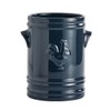WAIT FLY Embossed Rooster Porcelain Kitchen Utensil Holder Flatware Storage