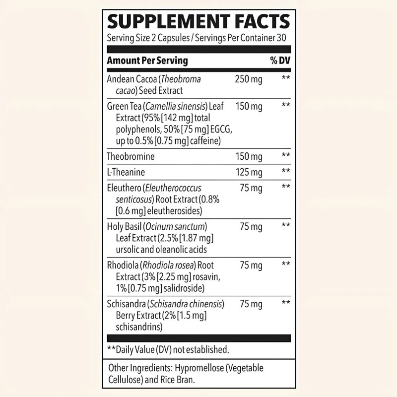 Lifeseasons Energy Vitality Support 60 Caps Sabor Sin Sabor