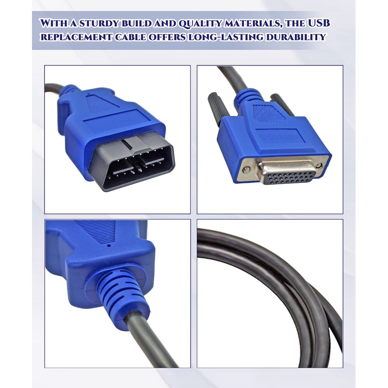 BTROVIA 16 Pin OBD2 Cable Adapter Fits for Nexiq USB