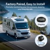 Tymate TM9 Tire Pressure Monitoring System, Compact Wireless Solar TPMS