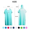 Hiturbo Poncho de Surf de Microfibra, Bata de Baño Cambiante
