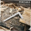 LALAFINA 2pcs Hollow Carpenter Square Ruler Right Angle Measuring Tool