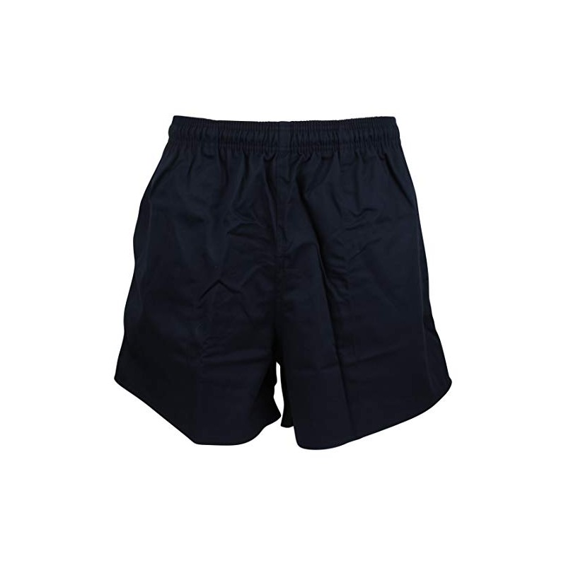 Ex-Store Adults S-Enduro Cotton Drill Rugby Shorts Navy Blue 30
