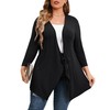 TIANZHU Plus Size Duster Cardigan for Women Lightweight Open Front
