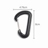 Hawk Zing Aluminum Alloy Carabiner Set of 4 Locking Hooks