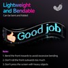 esonstyle LED Light Signs for Car, 23''x 4'' Flexible LED