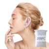 WOSHOP 200 Pack Shower, Bathing,Ear Covers Clear Disposable Ear Protectors