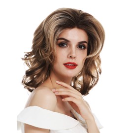 WIG ME UP - DW2015-LF-27SP613YP8 Women's Wig Lace Front Lace Glamorous Voluminous Wavy 80s Diva Blonde Platinum Brown Balayage