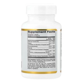 California Complejo B Vitamina Premium 60 Capsulas Eg E69 Sabor Sin Sabor