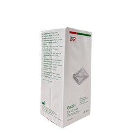 Gazin Gauze Swabs 17-Ply, 12-Ply, Non-Sterile, in Paper Bag (5 x 5 cm, Pack of 100)