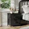 Somdot Nightstand, Small Dresser for Bedroom with 2 Drawers, Bedside