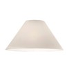 Village At Home 12 inches UK Fitting Cream Cotton Coolie