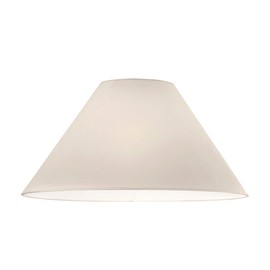 Village At Home 12 inches UK Fitting Cream Cotton Coolie