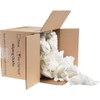 PRO SOURCE Reclaimed White Cotton T-Shirt Cloth Shop Rags, Sold