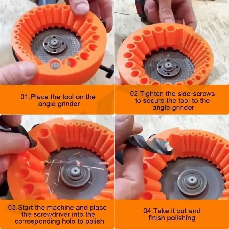Precision Adjustable Smart Home Drill Bit Grinding Tool with Ergonomic