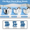 Flour Funnel for KitchenAid Stand Mixers, Clip-On Food-Grade Silicone Pouring