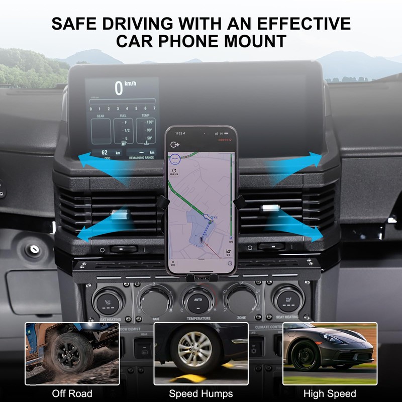 Tumukiw Compatible with INEOS Grenadier 2020-2024 Car Phone Mount and