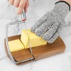 WGPG Multipurpose Cheese Slicer Cutter, Acacia Wood Cheese Slicers Board