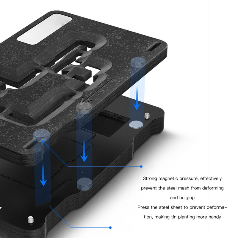 Reballing Station 4 in 1 Strong Magnetic Double Sided Middle