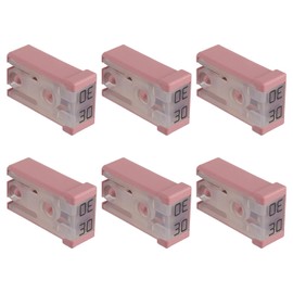 EPLZON 30A 32V Mini Slotted Automotive MCASE Shaped Cartridge Fuse Kit(pack of 6pcs,30A)
