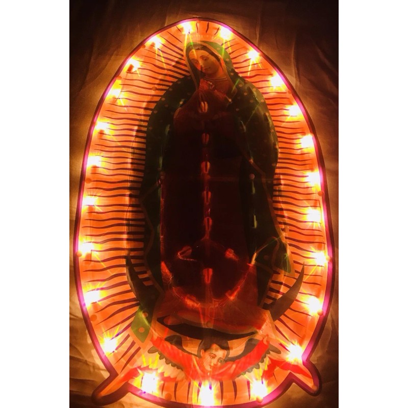 LightUp Our Lady Of Guadalupe Virgen De Guadalupe Con Luz