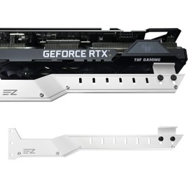 EZDIY-FAB GPU Holder Brace Graphics Card GPU Support Video Card Holder Bracket, Video Card Sag Holder/Holster Bracket Support RX6700,RTX3090-309EZ-White