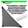 freigarten.de Awning, Waterproof Sun Protection, 100% Protection from UV Triangular,