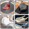Bcuuozeeing Induction Adapter Plate, Induction Adapter Plate with Foldable Handle,