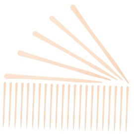 SAFIGLE 100pcs Nose Hair Wax Sticks for Facial Hair Removal Safe Easy to Use Irregular Body Wax Applicator for Women