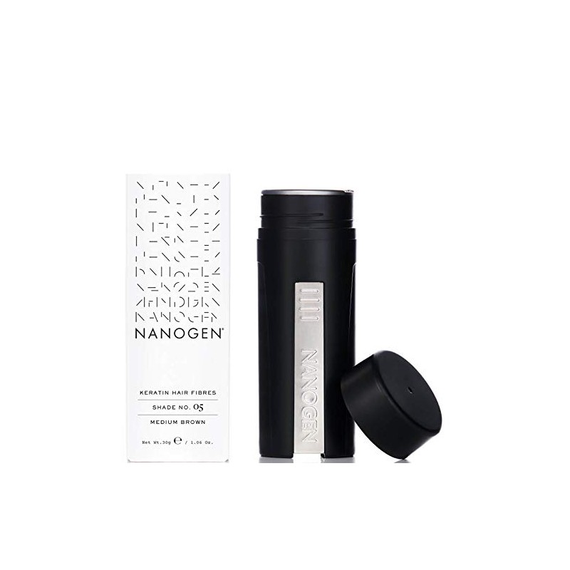 Nanogen Hair Fibres Medium Brown, Root Touch Up, 30g