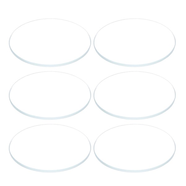 HARFINGTON 6pcs Watch Glass Crystal Lens, 31mm Dia. 1.1mm Edge