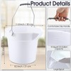 Didaey 6 Pcs 2.5 Gallon Bucket for Cleaning Plastic Heavy