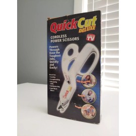Quick Cut Deluxe Cordless Power Scissors New In Box