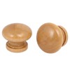 Sourcingmap Wardrobe Drawer Wooden Round Pull Knobs Handles Grips Khaki