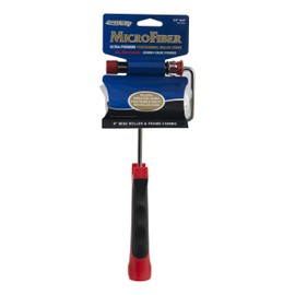 Arroworthy Microfiber Mini Roller Cover and Frame Combo, 4" x 11", 3/8" Nap