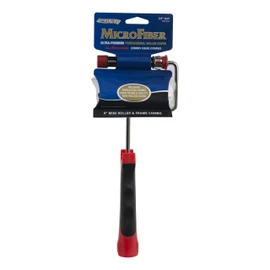 Arroworthy Microfiber Mini Roller Cover and Frame Combo, 4" x 11", 3/8" Nap