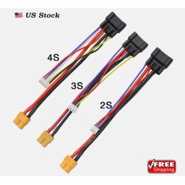 Unbranded 4S/3S/2S Lipo Battery Bullet Connector Cable Adapter fit for XT60 - 4S