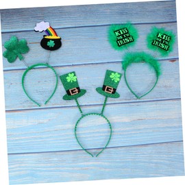FOMIYES Unique Patrick's Day Headbands 6 Pack Stylish Hair Decorative Headwear for Parties for Patricks Day Celebrations Random Style