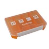 Puzzle Design PSL Lure Case with Logo (PAZDESIGN LURE CASE) W8.1 x H5.5 x D1.6 inches (204 x 140 x 40 mm), Orange Clear