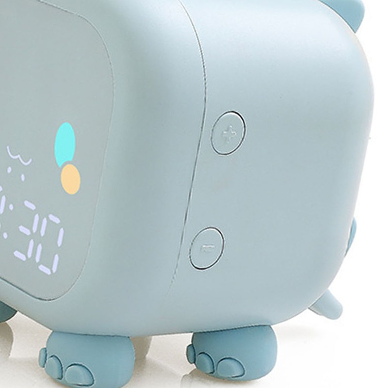 Digital Clock Intelligent Cute Fun Dragon LED Silicone Cartoon Bedside