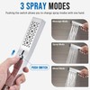 G-Promise All Metal Handheld Shower Set with 3-Function Showerwand, included