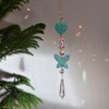 4 Pcs Crystal Suncatcher with Hearts, Rainbow Makers, Hanging Crystal