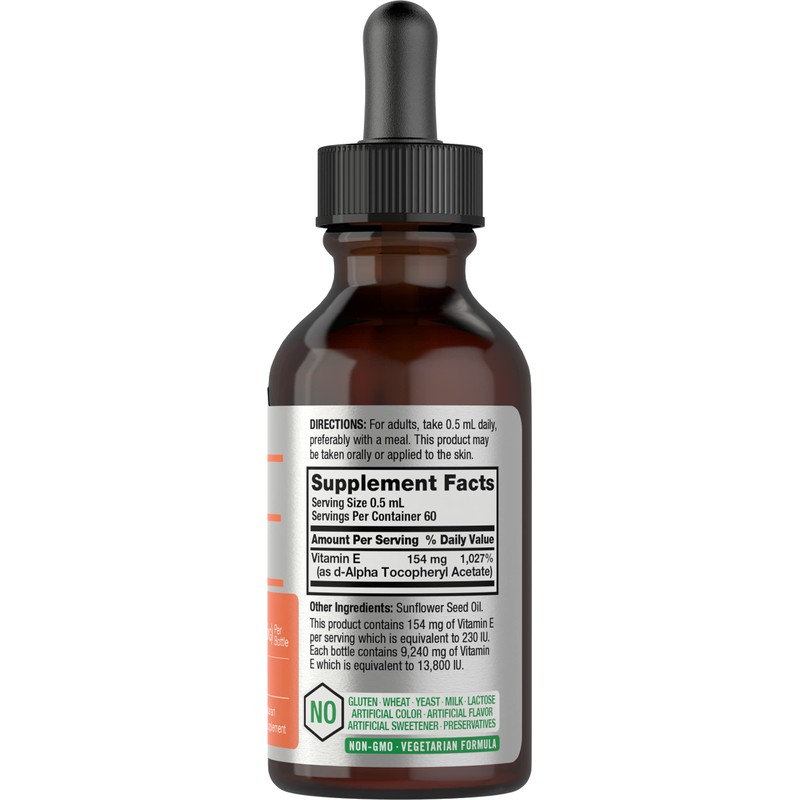 Horbäach Vitamin E Oil | 13,800 IU | 1oz |