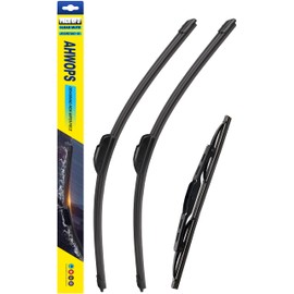 AHWOPS 3 Wiper Front and Rear Wiper Blades for 2018-2023 GMC Terrain, OE Original Style (24″/18″ Front/12″ Rear) For My Car
