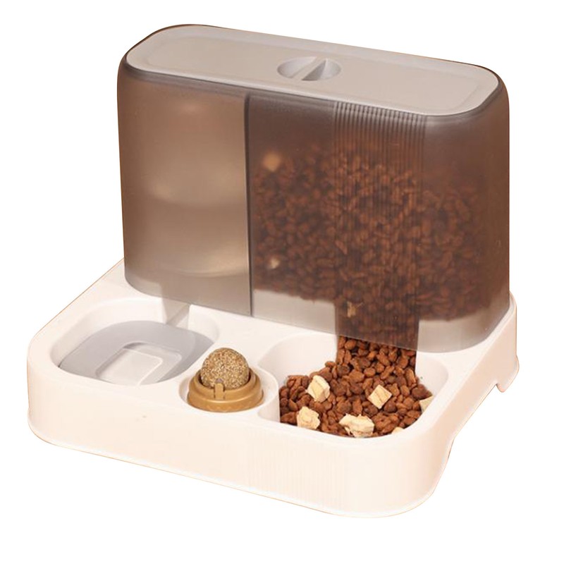 Cat Water Bowl Moderate Capacity Removable Double Pets Water Food