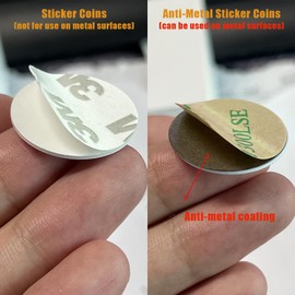 itapring Anti-Metal Tag Stickers Blank T5577 Rewritable 125Khz RFID Small Coin Round Card for Access Control Systems-20pcs